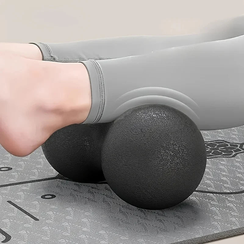 Fitness Massage Ball, a Double Long Bar Tennis Massager Designed for Deep Tissue, Trigger Point Massage Instruments