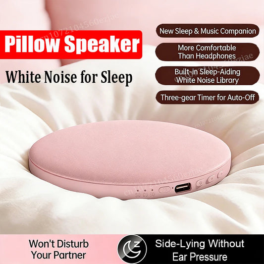 Under Pillow Bluetooth Sleep Speaker Portable Bedside Audio Device Soft Pillow Speaker for Relaxation Sleeping & Home Relaxation