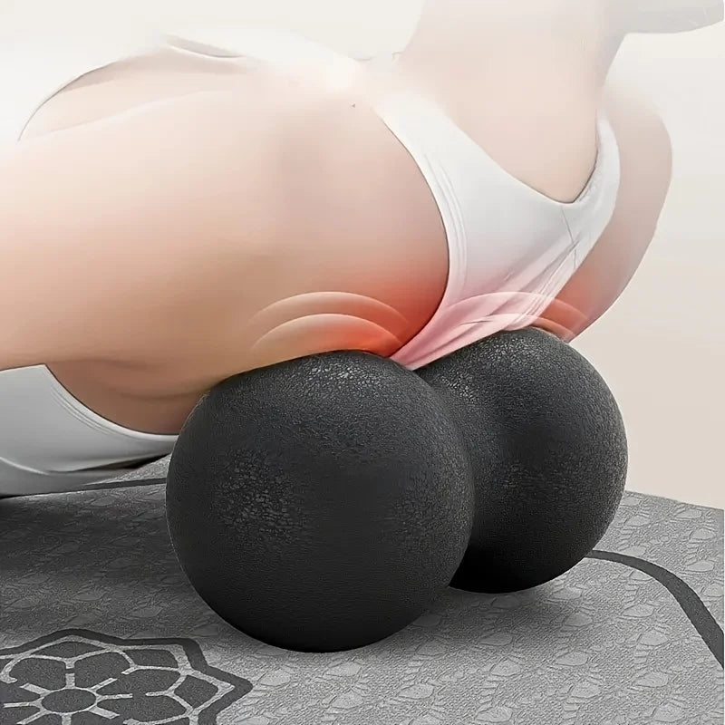Fitness Massage Ball, a Double Long Bar Tennis Massager Designed for Deep Tissue, Trigger Point Massage Instruments